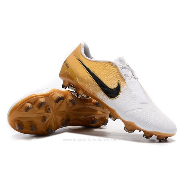 Nike Phantom Vnm Elite FG Blanco Oro Negro